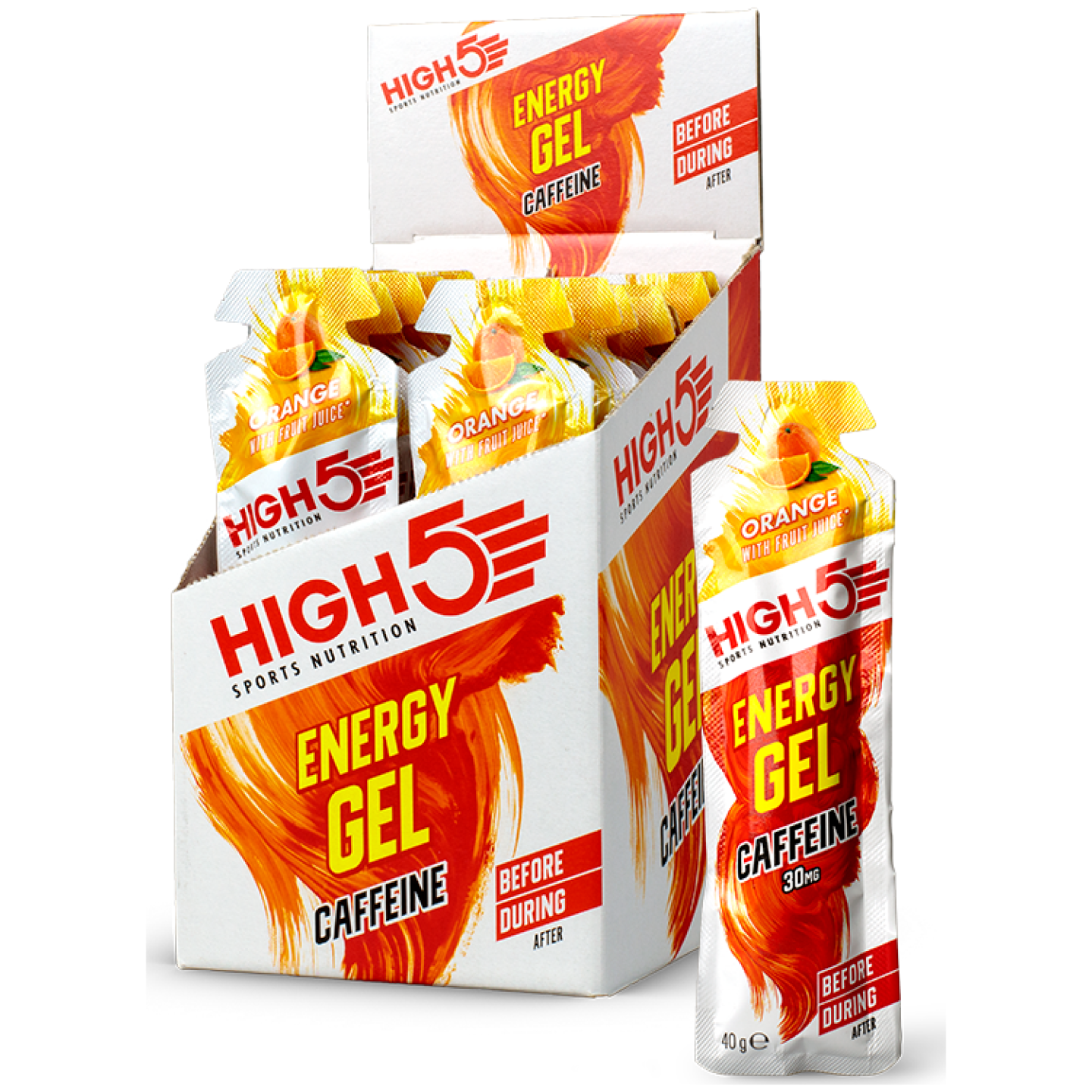 High Energy Gel Caffeine Orange Outrun Gr