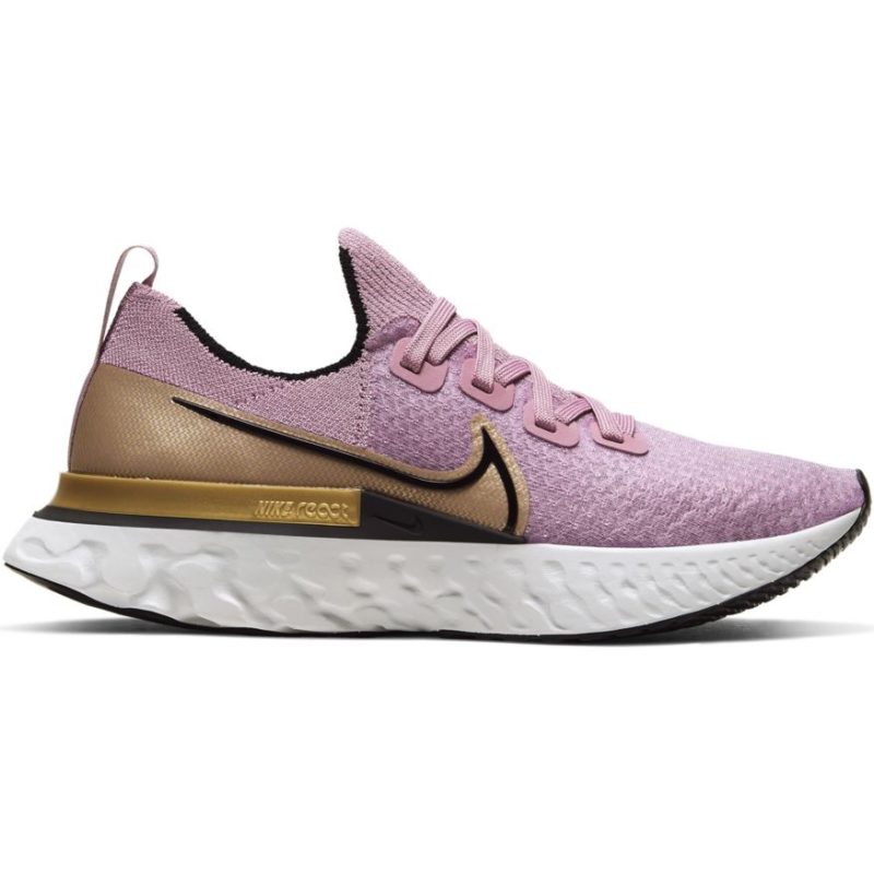 nike react infinity run plum fog