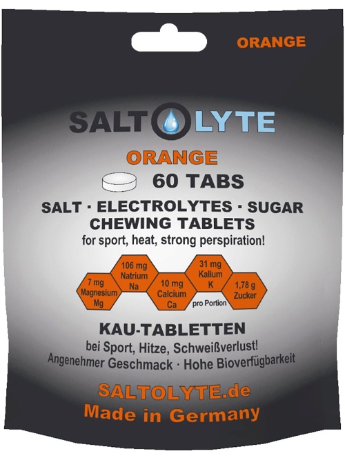 Saltolyte 60 Chewing Tabs Electrolyte Orange