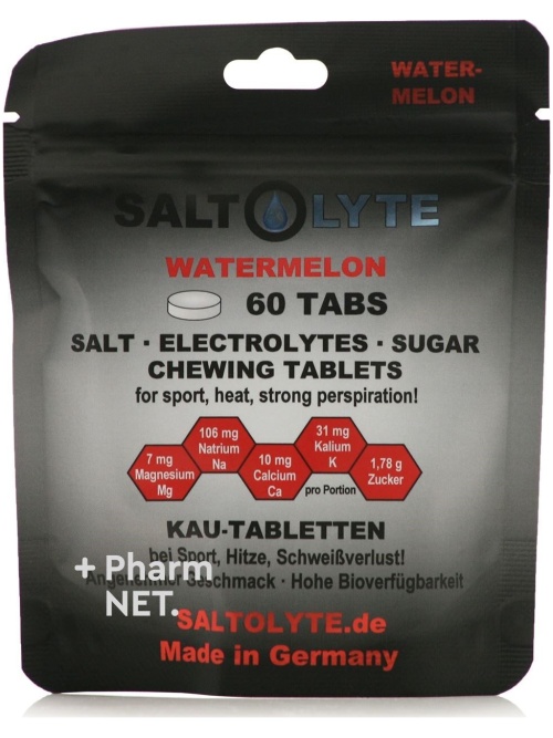 Saltolyte 60 Chewing Tabs Electrolyte Watermelon