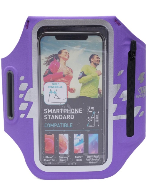 Wantalis Athlete - Brassardycra Unisex Armband 5,8'' Purple