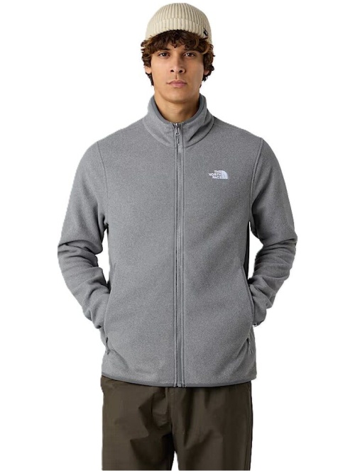 The North Face Glacier Fleece Jacket Mid Grey Heather