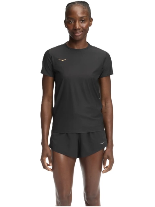 Hoka One One Airolite Short Sleeve 2.0 W Black/Gold