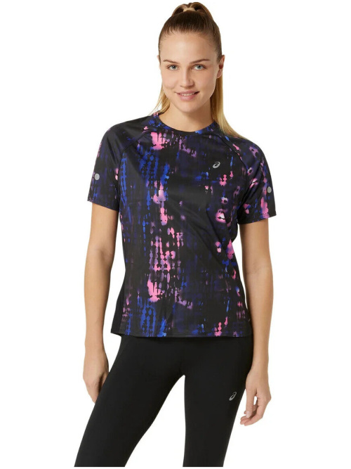 Asics Road Lite-Show SS Top W Black/Bold Magenta