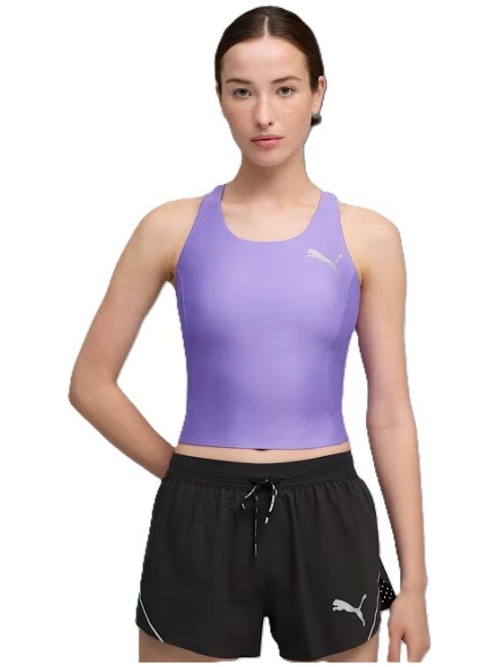 Puma Raceday Ultraform Running Crop Top W Dark Amethyst