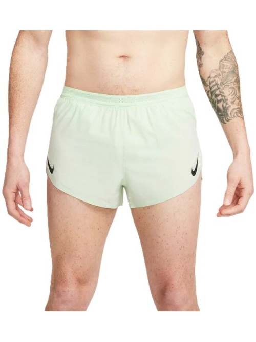 Nike AeroSwift Men’s Dri-FIT ADV 2″ Brief-Lined Running Shorts Summit Vapor Green/Black