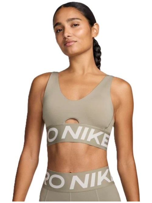 Nike Pro Indy Plunge W Light Army/Light Orewood Brown/White