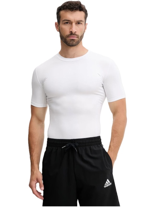 Adidas Techfit SS Tee White