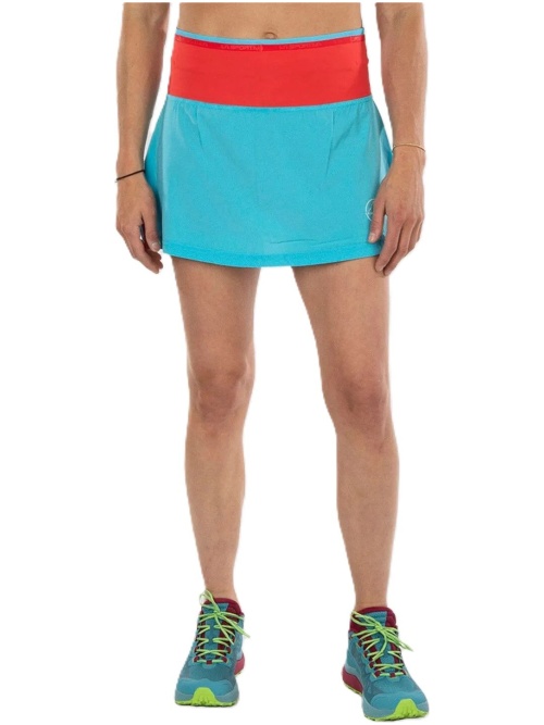 La Sportiva Swift Ultra Skirt 5" W Malibu Blue/Hibiscus