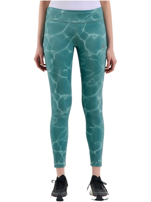 Odlo Zeroweight Print Running Tights W Arctic