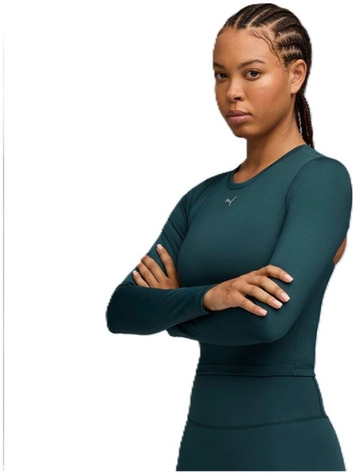Puma Long Sleeve Training Top W Green Terrains