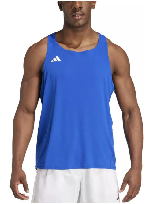 Adidas Adizero Essentials Running Singlet Royal Blue