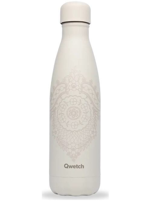 Qwetch Insulated Bottle 500ml Ivory White