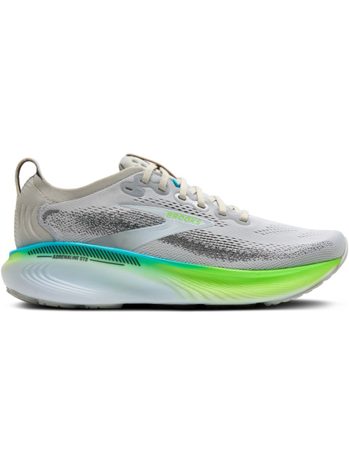 Brooks Adrenaline GTS 25 Oyster/Green Gecko/Blue