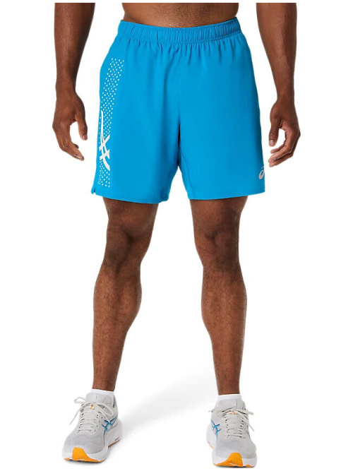 Asics Icon 7" Shorts Aegean Blue/Cream
