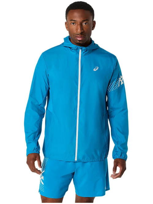 Asics Icon Jacket Aegean Blue/Cream