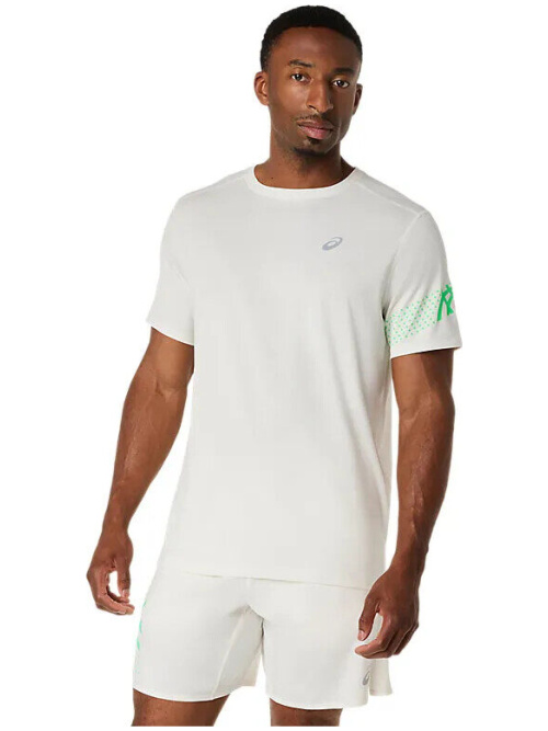 Asics Icon SS Top Cream/Vital Green