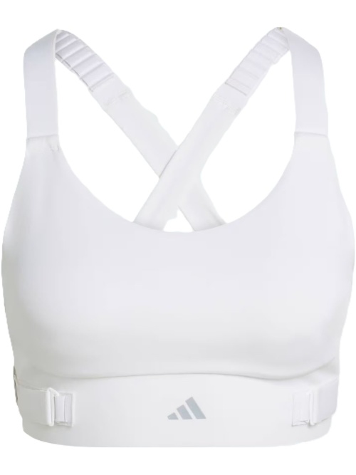 Adidas FastImpact Luxe Run High-Support Bra W White