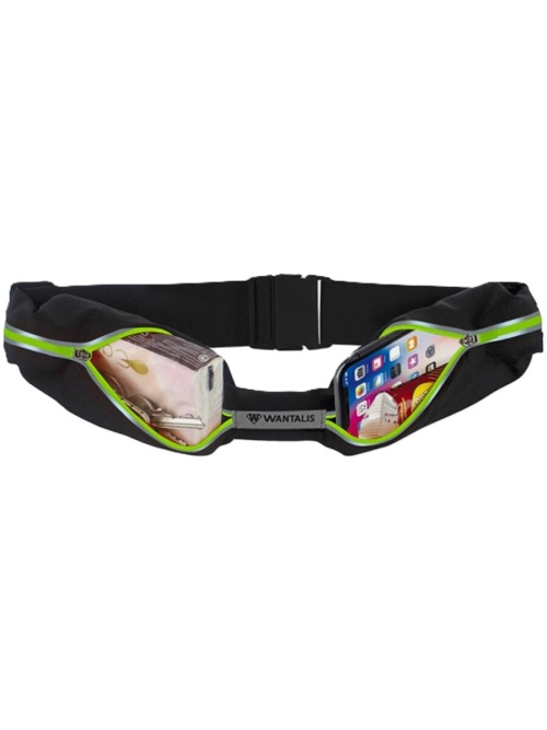 Wantalis Wantalis Double Xtens Running Belt Green