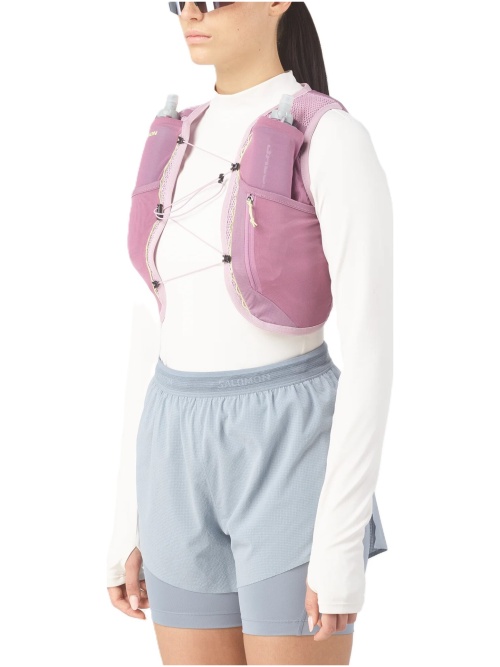 Salomon Acitive Skin 4 Running Vest W Dusky Orchid/Dawn Pink
