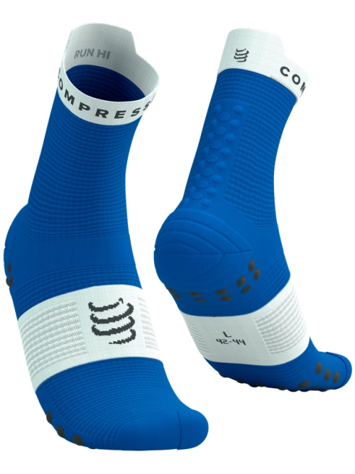 Compressport Pro Racing Socks V4.0 Run High Princess Blue/White