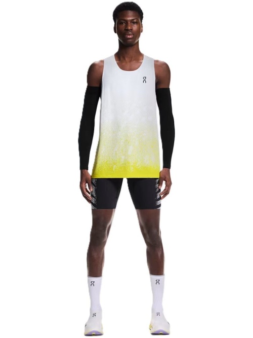 On Zero Singlet White/Lime