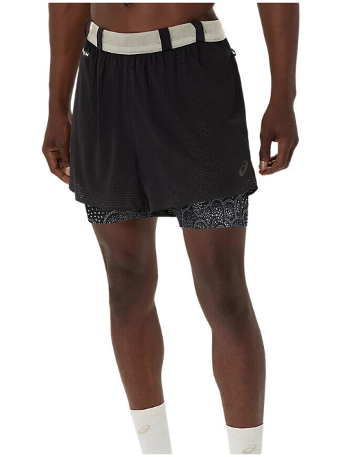 Asics Metarun 4" 2In1 Short Performance Black/Cream