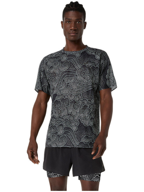Asics Metarun Short Sleeve Top Performance Black