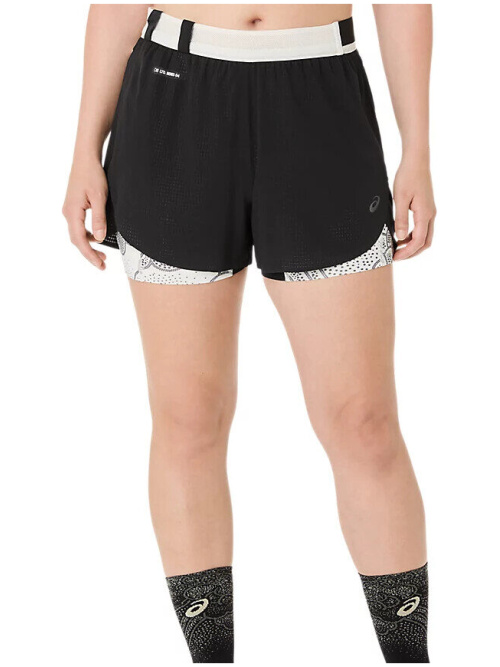 Asics Metarun Split Short W Performance Black