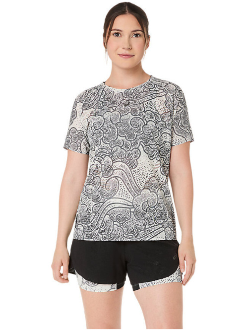 Asics Metarun Short Sleeve Top W Cream