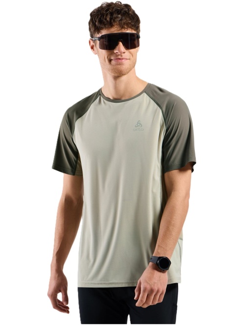 Odlo The X-Alp Trail Running T-Shirt Vetiver/Agate gray