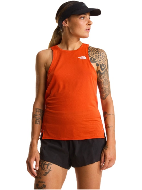 The North Face Summit High Trail Tank W Lava Red