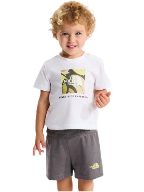 The North Face Baby Nse Box Play Regular Shorts Set White/Smoked Pearl