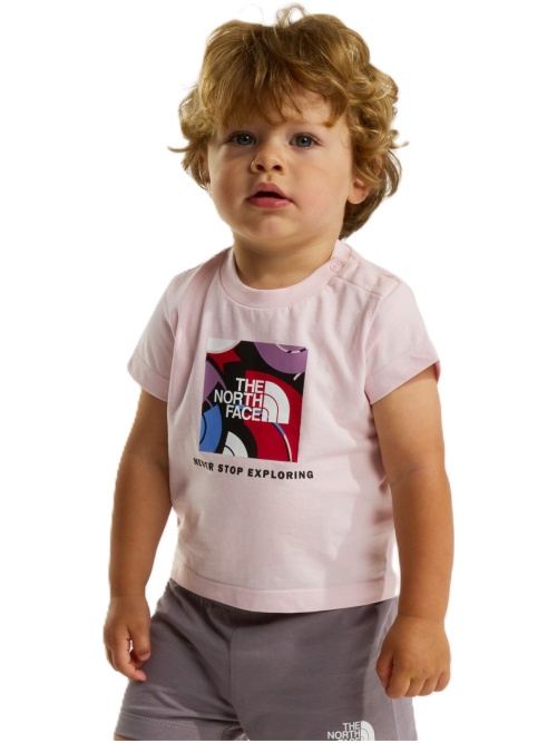 The North Face Baby Nse Box Play Regular Shorts Set Pale Blossom/Transcendent Grey