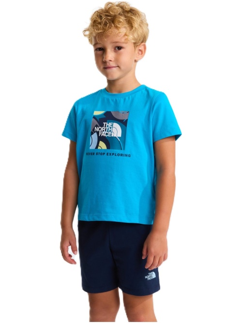 The North Face NSE Box Play Regular Kids' Shorts Set Meridian Blue/Summit Navy