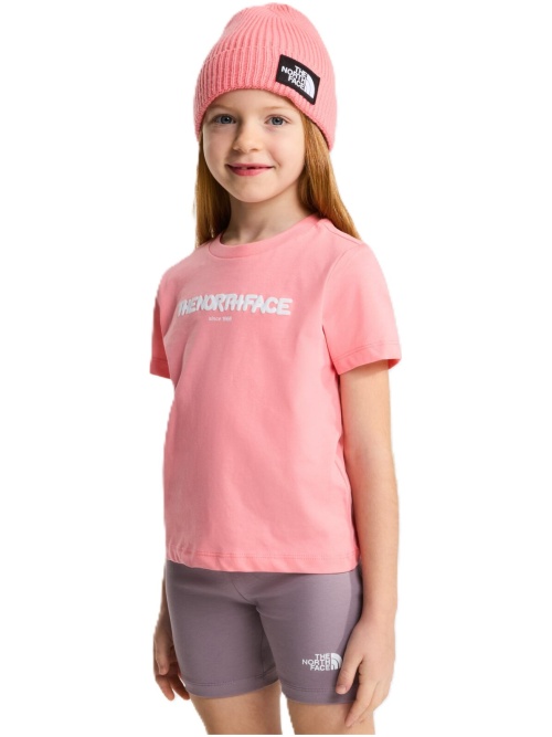 The North Face Kids' Bubble Logo Set Coral Crush/Transcendent Grey