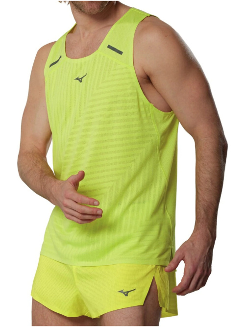 Mizuno Tech Light Singlet Lightning Yellow