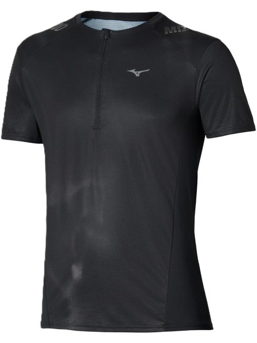 Mizuno Trail Graphic Short Tee Black