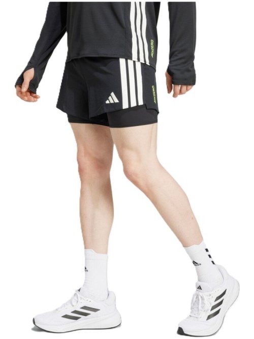 Adidas Adizero Running 2In1 Gel Pocket Shorts Black