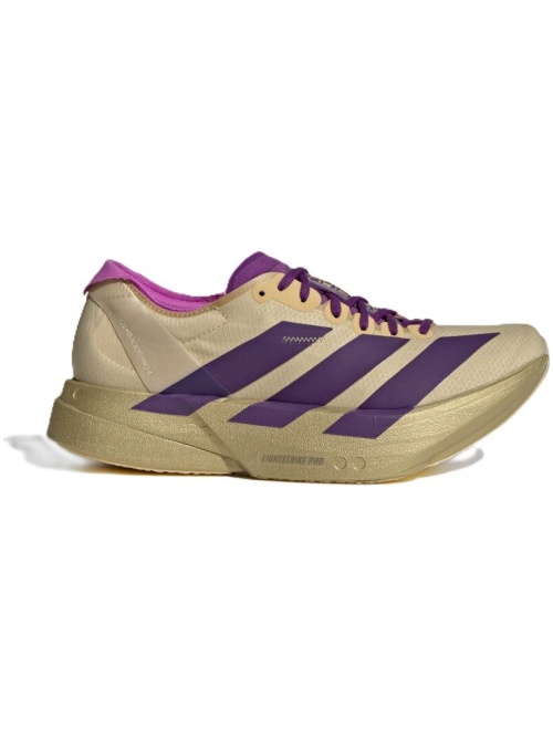 Adidas Adizero Adios Pro 4 W Sand/Rich Purple/Gold Metallic