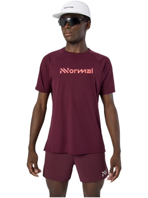 No Normal Race T-shirt 02 Burgundy