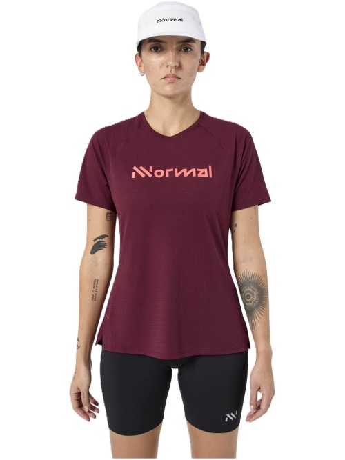 No Normal Race T-shirt 02 W Burgundy