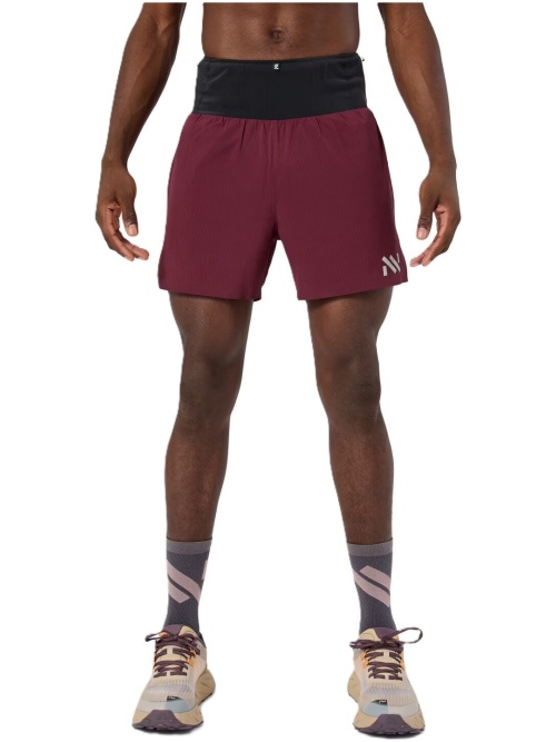 No Normal Race Short 02 Burgundy