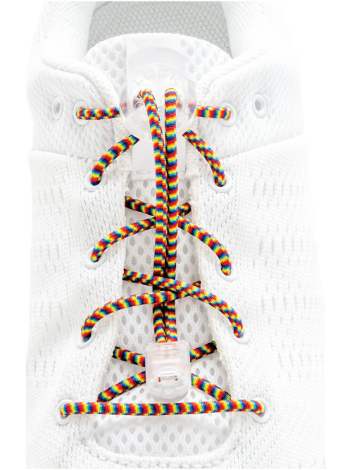 Lock Laces No-Tie Laces Rainbow