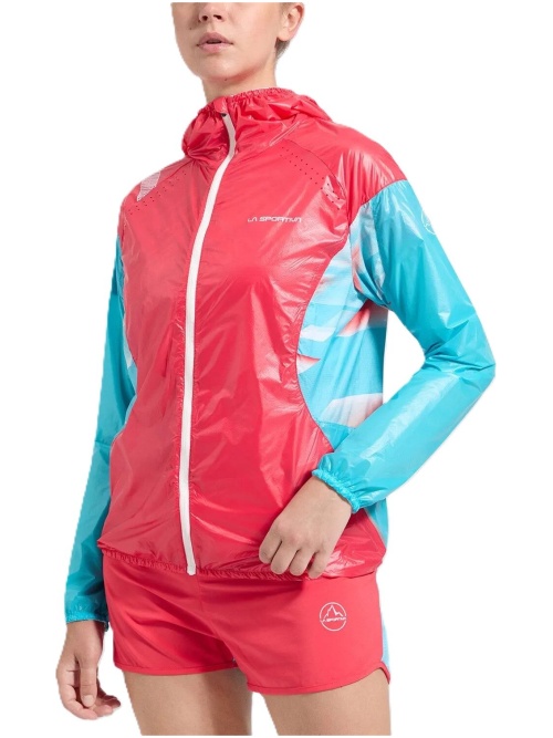 La Sportiva Briza Windbreaker Jacket W Hibiscus/Malibu Blue