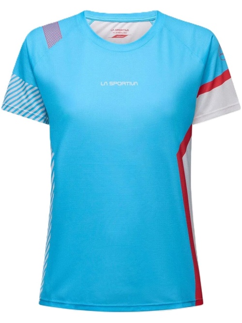 La Sportiva Flow T-Shirt W Malibu Blue/Hibiscus