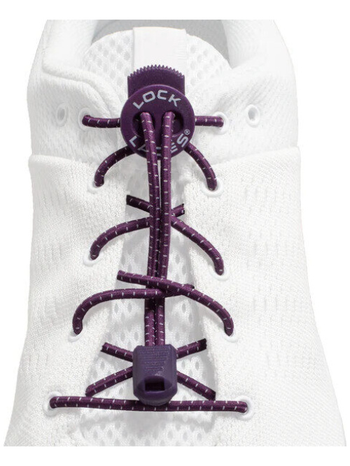 Lock Laces No-Tie Laces Purple