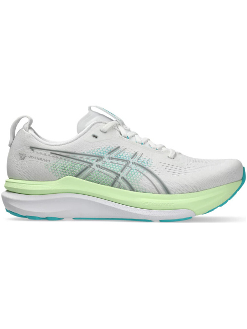 Asics Gel-Kayano 33 White/Energy Aqua