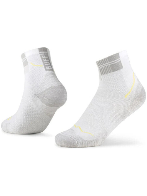 Buff Coolnet Quarter Socks White