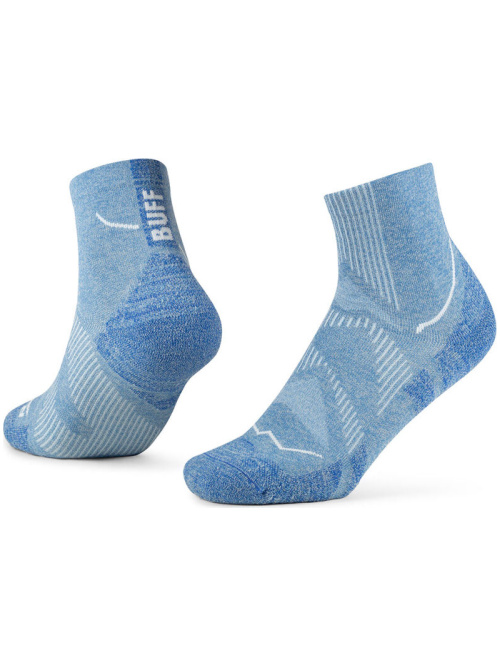 Buff Dryflx Quarter Socks Washed Blue